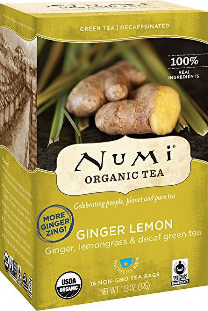 (Price/Case)Ginger Lemon Tea Decaffeinated 6-16 Count