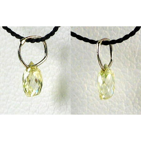 0.25cts Natural Canary Diamond & 18K White Gold 6568H