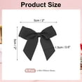 thumbnail image 2 of 6Pcs Mini Grosgrain Ribbon Bow 2" Self Adhesive Flower Bows Black, 2 of 7