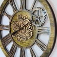 thumbnail image 5 of THE GEARS CLOCK Wall Clock with Real Moving Gears AM-LI_ 36 in Round Gold-Antique, 5 of 9