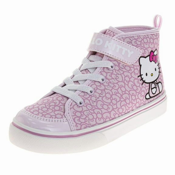 Hello Kitty Girl High, Top Sneakers (Little Kids Sizes), Pink, Size: 11