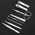 thumbnail image 3 of 8 Pcs Stainless Steel Nail Scissors Set (Black), 3 of 4