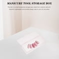 thumbnail image 4 of 4pcs Manicure Tool Storage Case Nail Art Pens Nail Brush Organizer Box, 4 of 4