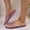 Purple, variant on Womens Crystal Slides Jelly Sandals Pink Beach Shoes,Clear Glitter Hollow Out Summer Footwear For Vacation Pool Party,Lightweight Soft Flat Sole Comfortable Slip On Durable Daily Outdoor Casual Wear