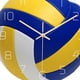 thumbnail image 3 of Injueey Reloj de pared de cuarzo silencioso, reloj de pared con balón deportivo, decoración moderna, 12 pulgadas, fácil de leer, para sala Decoración del hogar Voleibol 30cm, 3 of 6