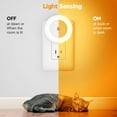 thumbnail image 6 of FERSWE Night Light, Night Lights Plug into Wall, Dusk to Dawn Sensor, Amber Led Night Light 0.5W, 2 Pack Nightlight for Adults, Bedroom, Bathroom, Hallway, Kitchen, 6 of 7
