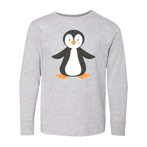Inktastic Penguin Long Sleeve Youth T-Shirt
