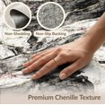 thumbnail image 6 of ODIKA 5'x7' Washable Area Rug Abstract Fluid Motif Contemporary Lines Veined Streaks Swirl Flowing Dynamic for Small Living Room, Bedroom, Easy Care, Non-Shedding, Pet Friendly, 6 of 7