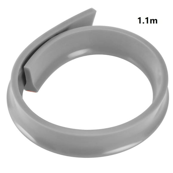 Vaidha Gray Rubber Self-adhesive Sealing Strip, Separate Wet And Dry Strip For Kitchen And Bathroom
