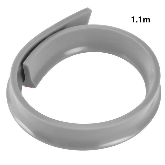 Vaidha Gray Rubber Self-adhesive Sealing Strip, Separate Wet And Dry Strip For Kitchen And Bathroom