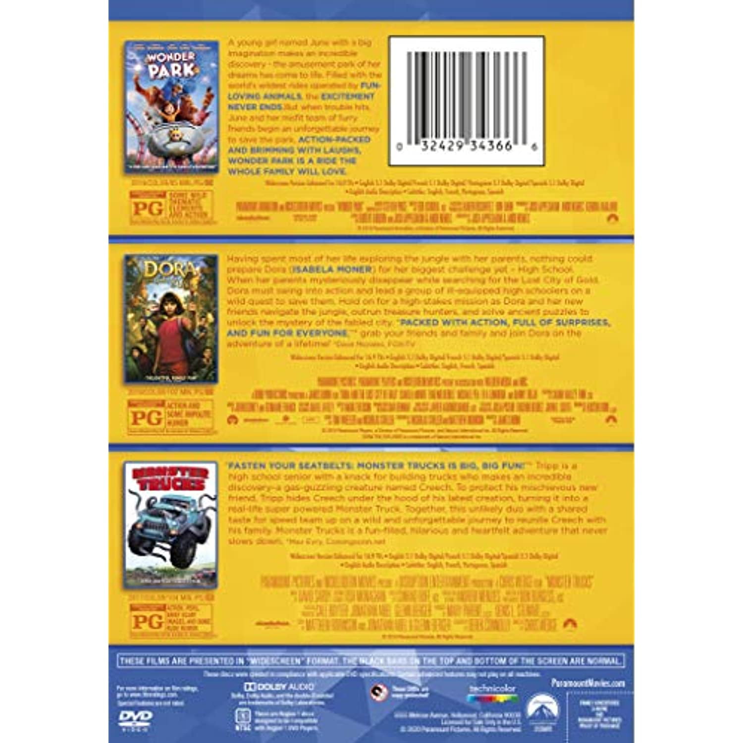 Family Adventures 3-Movie Collection (DVD) - Walmart.com