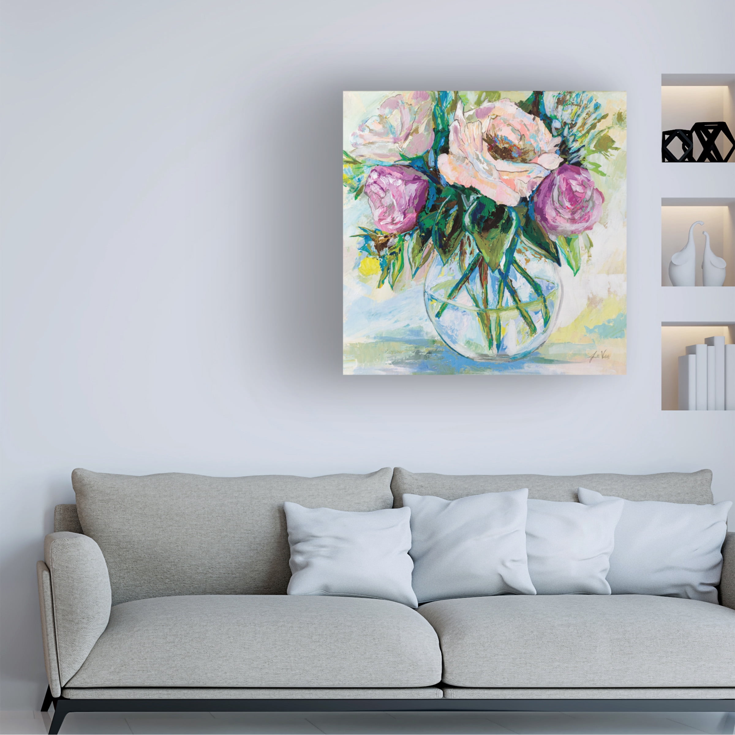 Jeanette Vertentes 'Crystal Clear' Canvas Art