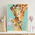 thumbnail image 5 of Juego de pintura de diamante con diseño de jirafa, adecuado para manualidades con diamantes para adultos y niños, juego de pintura de diamante para decoración de pared, regalos de 12.0 x 16.0 in, 5 of 5