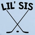 thumbnail image 2 of CafePress - Lil Sis Hockey Body Suit - Baby Light Bodysuit, Size Newborn - 24 Months, 2 of 4