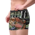 thumbnail image 2 of Bingfone bass water fishing Men's Underwear - Casual Stretch Boxer Briefs-Medium, 2 of 5