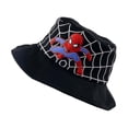 thumbnail image 2 of Kids Boy Girl Spiderman Fisherman Hats Bucket Hat Beach Sun Hat Hip Hop Cap, 2 of 3