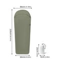 thumbnail image 5 of Jesscasday Travel Washable Sleep Bag Liner Compacts Quick Drying Soft Inner Travel Sheets, 5 of 10
