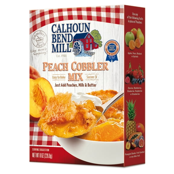 Calhoun Bend Mill Peach Cobbler Mix, 8 oz