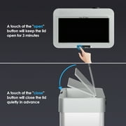 TLSUNNY 60 L Automatic Kitchen Trash Can, Motion Sensor Stainless Steel Garbage Bin with Quiet Close Lid