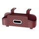thumbnail image 3 of Organizador del asiento trasero del reposacabezas del coche, portavasos decoración interior del coche caja de almacenamiento multifuncional , Rojo, 3 of 8