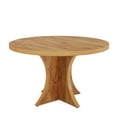 thumbnail image 5 of Barara King Dining Table, Kitchen Dining Table,Wood Dining Table, 47.24 Inches Round Kitchen Table for 4-6,Brown, 5 of 5