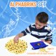 thumbnail image 2 of Strictly Briks Compatible with Lego AlphaBriks, 200 Pieces, 1x1 Alphabet Letter Bricks with Drawstring Bag, Easy to Remove, Fun and Educational Tool, 100% Compatible with All Major Brands, 2 of 5