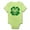 Kiwi, variant on CafePress - Irish Polish Heritage Infant Bodysuit - Baby Light Bodysuit, Size Newborn - 24 Months
