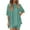 Green, variant on Jalioing Women's Shorts Set Half Sleeve Tops Shorts Summer Lounge Set 2 Piece Outfits