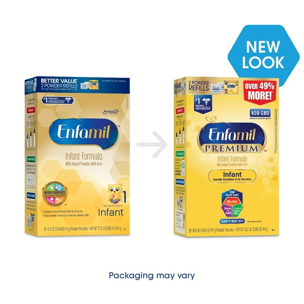 Enfamil PREMIUM Infant Formula, Powder 33.2 Refill Box