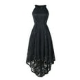 thumbnail image 3 of Bigersell Tank Robe Débardeur pour Femmes Mode Femmes Col Rond Uni Vintage Élégante Midi Soirée Fermeture Éclair Sans Manches Robe Coupe Régulière et Évasée Style 14395, Robes Maxi Femme Noir m, 3 of 8