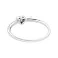 thumbnail image 5 of .925 Sterling Silver Miracle Set Diamond Accent Heart Shaped Promise Ring (J-K Color, I1-I2 Clarity) - Size 7, 5 of 8