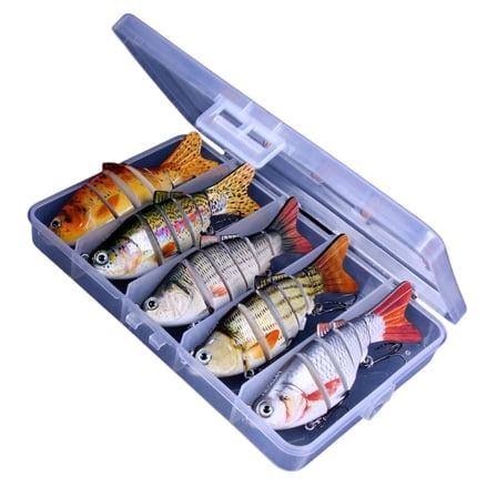 5PC Kit Articulated Artificial Lures fish baits