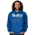 thumbnail image 5 of Salty Gourmet Pretzel Hungry Attitude Hoodie Sweatshirt Women Men Brisco Brands X, 5 of 6