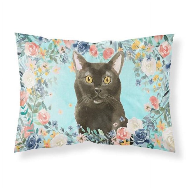 Carolines Treasures CK3391PILLOWCASE Bombay Spring Flowers Fabric Standard Pillowcase