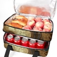 thumbnail image 5 of Platypus Double Layered Insulated Refrigerated Lunch Bag with Two Compartments, Large Capacity, Handheld - 7.1x11.4x16.1 Inches, 5 of 6