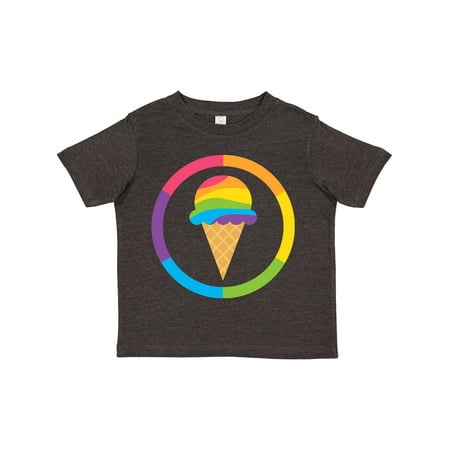 

Inktastic Rainbow Ice Cream Gift Toddler Boy or Toddler Girl T-Shirt