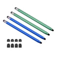 thumbnail image 1 of Yeacher 2 in 1 Universal Touchscreen Stylus Pen for All Touchscreen Tablets Cell Phones with 8 Extra Replaceable Soft Rubber Tips 4pcs 2Royal Blue/2Green, 1 of 8