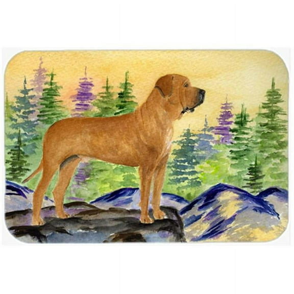 Caroline's Treasures Tosa Inu Glass Cutting Board Large