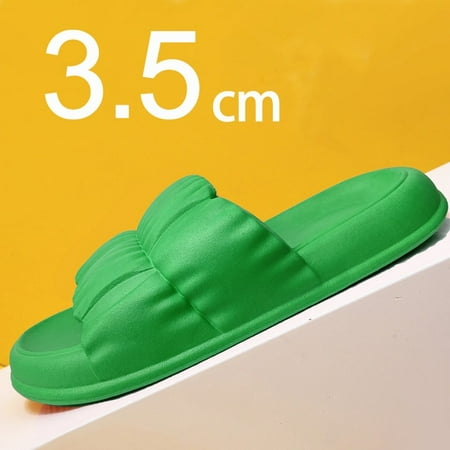 

QWZNDZGR Women s Soft Sole Cloud Slippers Summer Beach Thick Platform Slipper Sandals Women Korean Eva Slippers for Home Flip Flops Woman