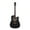 41 Inch | Black, variant on 40" Acoustic Guitar Kit for Beginner: Spruce Board Cutaway Acoustic Guitar with Gig Bag and Guard Board, Natural