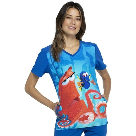 

Tooniforms Disney V-Neck Female Medical Scrub Top TF637