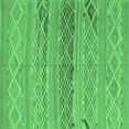 thumbnail image 1 of Ahgly Company Indoor Square Southwestern Emerald Green Country Area Rugs, 8' Square, 1 of 4