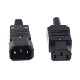 thumbnail image 3 of 4X 250V 10A Power Connector IEC 320 C14 Plug to C13 Socket, 3 of 5