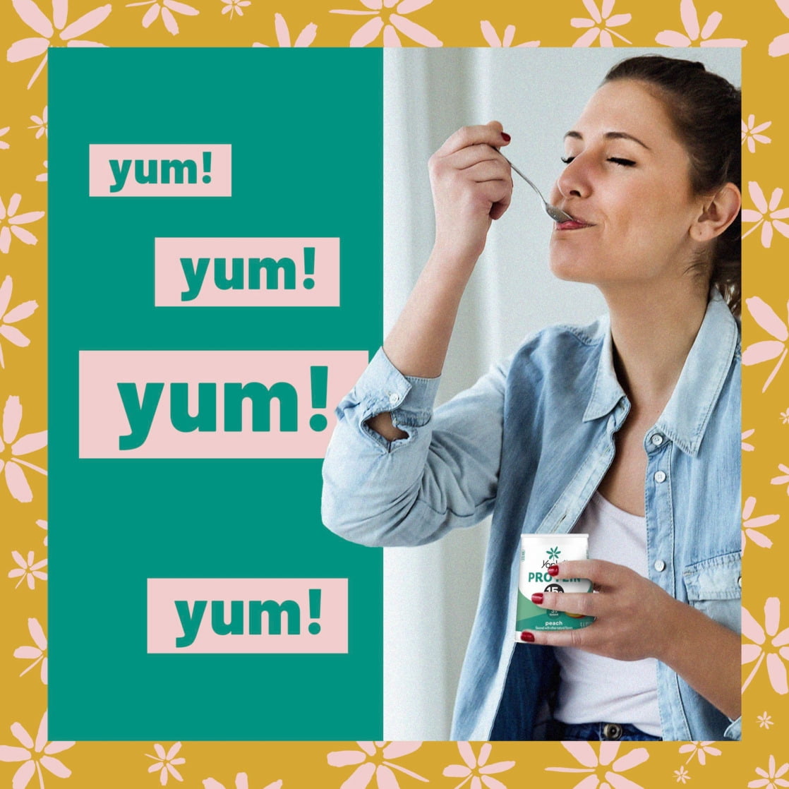 Yoplait Protein Yogurt Cultured Dairy Snack Cup, Peach Flavored, 5.6 oz