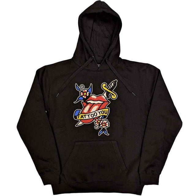 The Rolling Stones Unisex Pullover Hoodie Sweatshirt Tattoo You Lick