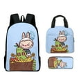 thumbnail image 3 of Mario School Backpack Travel Bag Three-piece Lunch Backpack Student Schoolbag Teen School Gift, 3 of 3