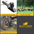 thumbnail image 2 of Camco Black Boar ATV/UTV Multi-Hitch | Features a Hitch Ball Rated for Up to 2,000lbs., a Winch Strap Loop Rated for Up to 5,000lbs., and Durable Heavy-Duty Powder-Coated Steel Construction (66024), 2 of 15