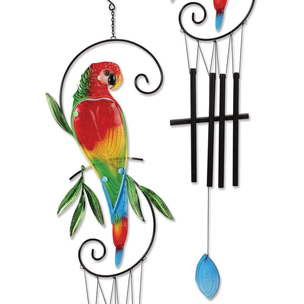 Sunset Vista Design Studios Parrots Wind Chime
