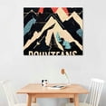 thumbnail image 2 of Orinice Mountains Arrow Regionalism Fine Art Aesthetic Poster & Print Wall Painting for Home Decor 16x12in, 2 of 6