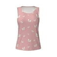 thumbnail image 4 of Fotbe Funny Chicken Womens Loose Fit Casual Flowy Slim-Fit Tank Tops Athletic Round Neck Trendy Sleeveless Summer Tops for Gym and Yoga-, 4 of 9
